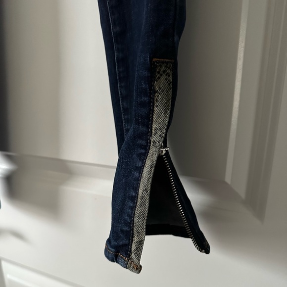 Anthropology Skinny Jeans with Side Zippers - Picture 3 of 6